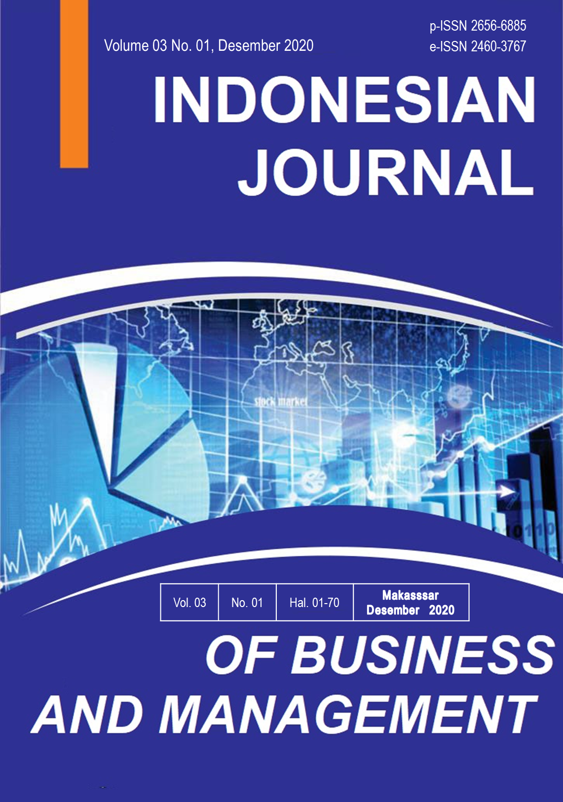 					View Vol. 3 No. 1 (2020): Indonesian Journal of Business and Management, Desember 2020
				